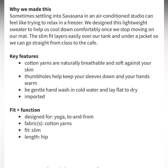 Lululemon The Sweater The Better Heathered Bordeaux Drama Knit Pullover 8 NWOT - Picture 9 of 16